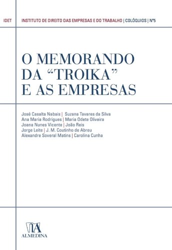Livro PDF: O Memorando da “Troika” e as Empresas (N.º 5 da Coleção)