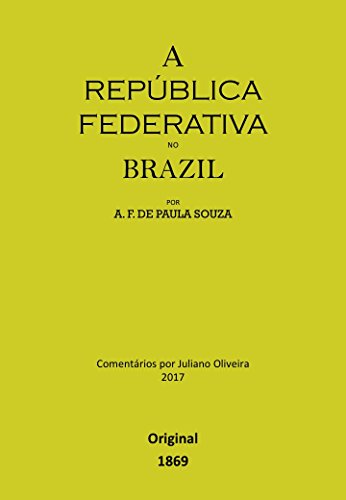 Capa do livro: A República Federativa no Brasil - Ler Online pdf