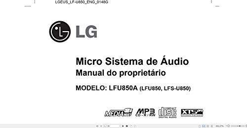 Livro PDF: Manual Em Português do Micro System LG Lf-u850a