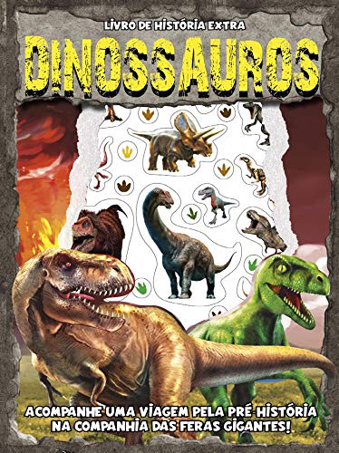 Livro PDF: Dinossauros Livro de História Extra Ed 01