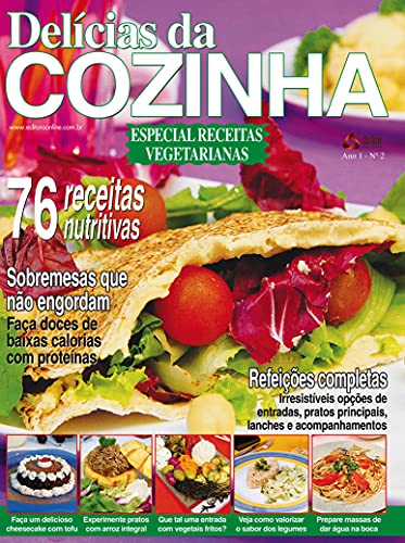 Capa do livro: Delícias da Cozinha: Receitas Vegetarianas - Ler Online pdf