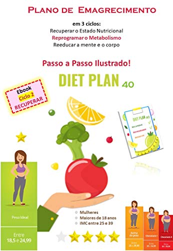 Capa do livro: DietPlan40 – Plano de Emagrecimento: Ciclo 2 - Ler Online pdf