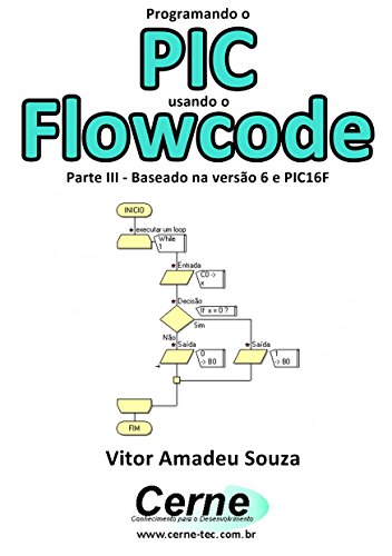 Capa do livro: Programando o PIC usando o Flowcode Parte III – Baseado na versão 6 e PIC16F - Ler Online pdf