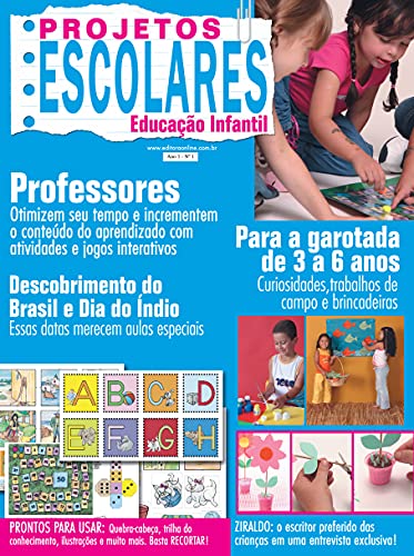 Capa do livro: Projetos Escolares – Educação Infantil: Edição 1 - Ler Online pdf