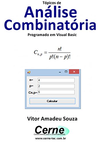 Livro PDF: Tópicos de Análise Combinatória Programado em Visual Basic