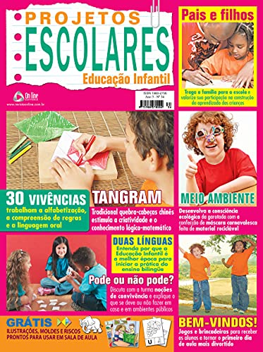 Capa do livro: Projetos Escolares – Educação Infantil: Edição 34 - Ler Online pdf