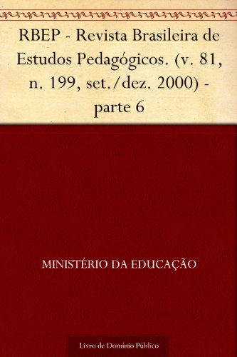 Livro PDF: RBEP – Revista Brasileira de Estudos Pedagógicos. (v. 81 n. 199 set.-dez. 2000) – parte 5