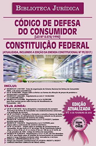Capa do livro: Biblioteca Jurídica: Código de Defesa do Consumidor e Constituição Federal - Ler Online pdf
