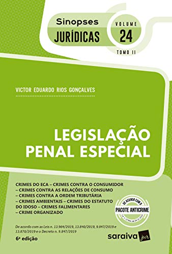 Livro PDF: Sinopses – Legislação Penal Especial – Crimes do Eca – Vol. 24 – Tomo Ii – 6ª Edição 2020