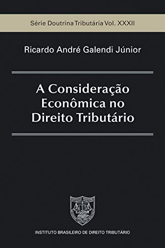 Capa do livro: A Consideração Econômica no Direito Tributário - Ler Online pdf