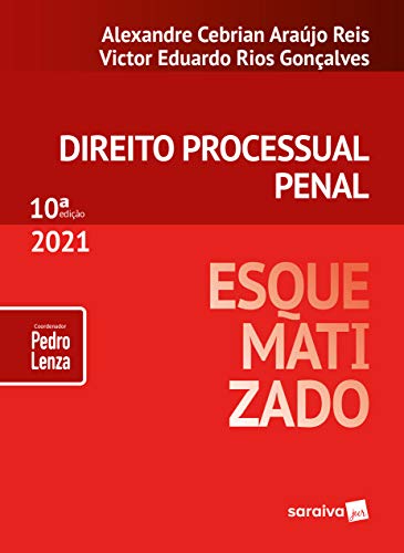Capa do livro: Direito Processual Penal Esquematizado – 10ª Edição 2021 - Ler Online pdf