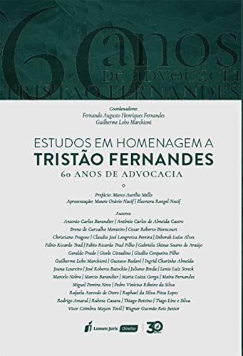 Capa do livro: Estudos em homenagem a Tristão Fernandes : 60 anos de advocacia - Ler Online pdf