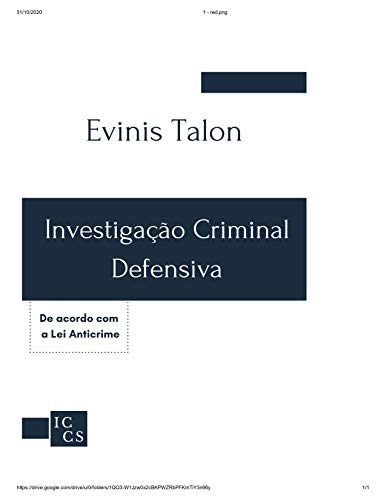 Capa do livro: Investigação criminal defensiva - Ler Online pdf