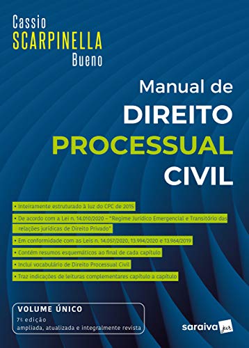 Livro PDF: Manual De Direito Processual Civil – Vol. Único – 7ª Edição 2021