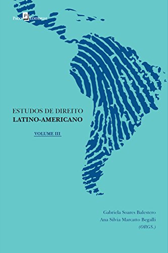 Livro PDF Estudos de Direito latino americano: Volume III