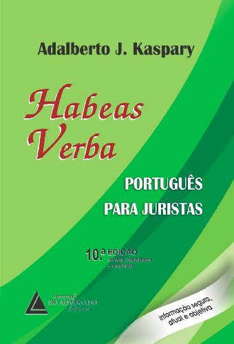 Capa do livro: Habeas Verba Português para Juristas - Ler Online pdf