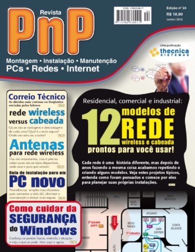 Livro PDF: PnP Digital nº 24 – 12 modelos de rede prontos para usar