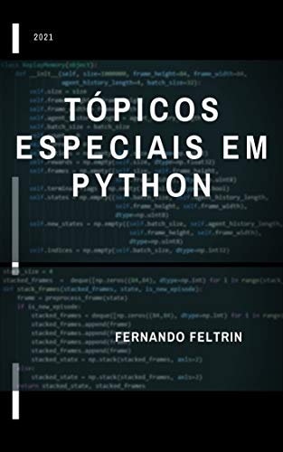 Capa do livro: Tópicos Especiais em Python – Fernando Feltrin - Ler Online pdf