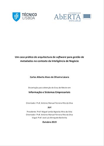 Livro PDF: Um caso prático de arquitectura de software para gestão de metadados no contexto da Inteligência de Negócio