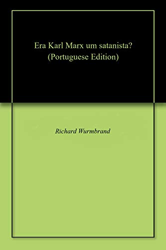 Capa do livro: Era Karl Marx um satanista? - Ler Online pdf