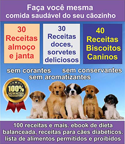Capa do livro: 100 Receitas saudáveis para seu cachorro - Ler Online pdf