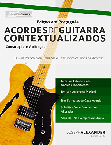 Livro PDF: Acordes de Guitarra Contextualizados: Edição em Português