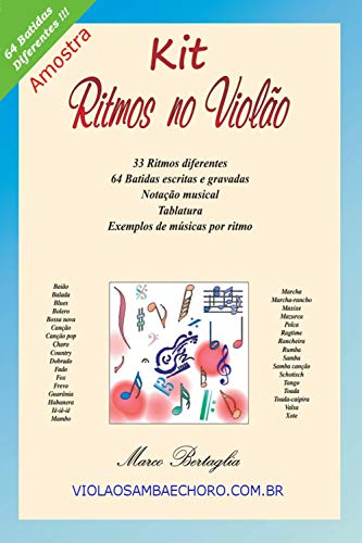 Livro PDF: Kit Ritmos no Violão: Aprenda 33 Ritmos e 64 Batidas no Violão